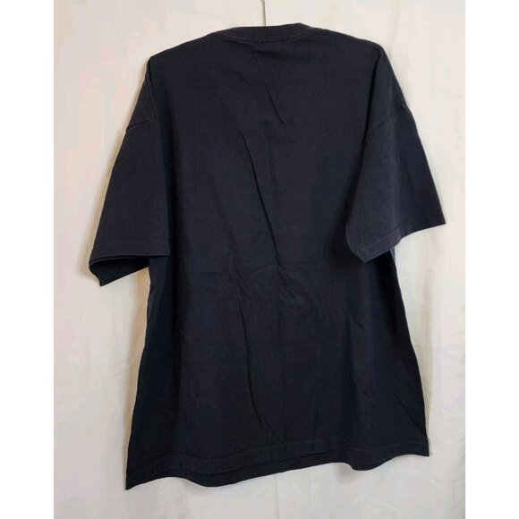 REHV Men's T-Shirt Graphic Print Short Sleeve Black Size 2XL - Picture 2 of 7